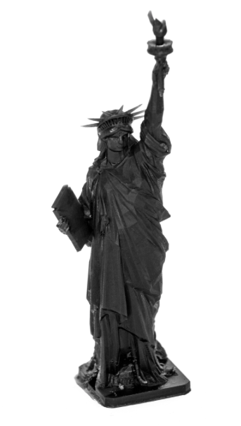 statue liberty repariert pinshape madesolid filament Verlosung usa Struktur sketchup seetheworld netfabb flashforge creator pro berühmte engineering Gebäude autodesk Kunst 3d drucken 123d design catch 3D print model - Mito3D