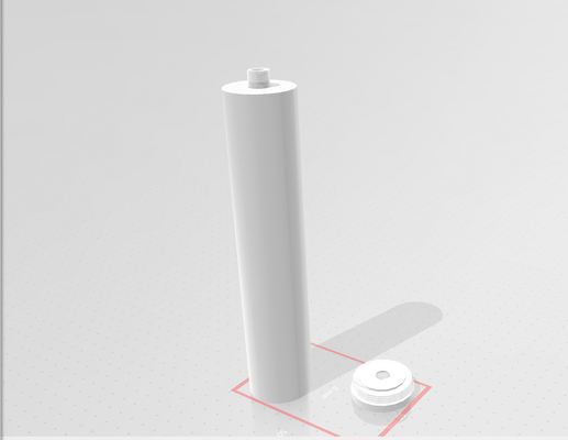12mm airsoft silencieux forme d'épingle accessoires 3d print model - Mito3D