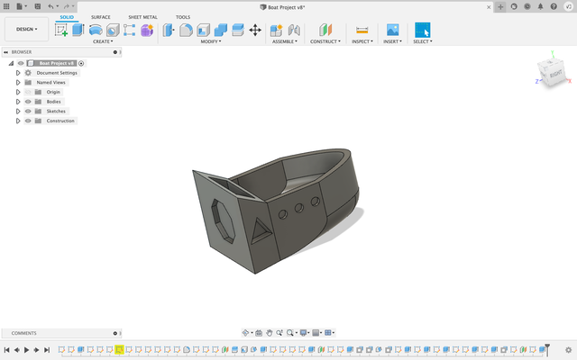 barca forma spillo hagedornscott 3d print model - Mito3D