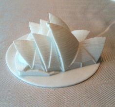 sydney opera house pinshape madesolid-filament-giveaway sketchup seetheworld place music model building math famous engineering big australia art architecture 3d print model - Mito3D