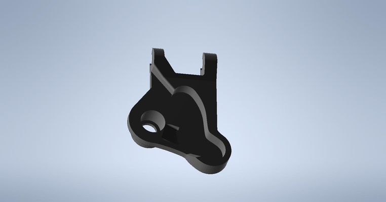 shimano xt slx frein niveau piston guider gauche forme d'épingle 3d print model - Mito3D