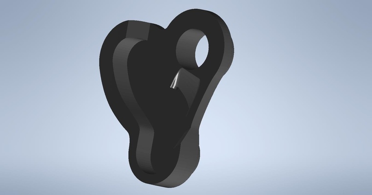 shimano xt slx frein niveau piston guider gauche forme d'épingle 3d print model - Mito3D