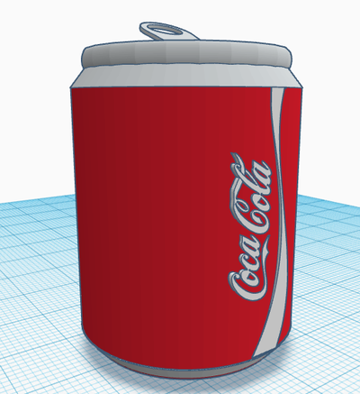 coca cola alfinete cap 3d print model - Mito3D