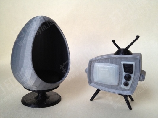 retro küçük tv iğne şekli auto parts 3d print model - Mito3D