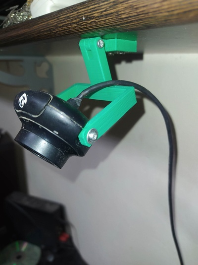 microsoft lifecam vx 1000 base forme d'épingle webcam 3d print model - Mito3D