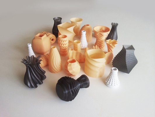 accordion vase 2 forma spillo sla 3d print model - Mito3D