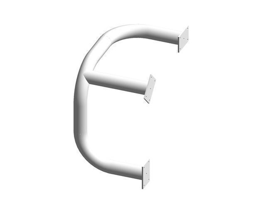 coin crash protection bar diamètre 108 mm forme d'épingle 3d print model - Mito3D