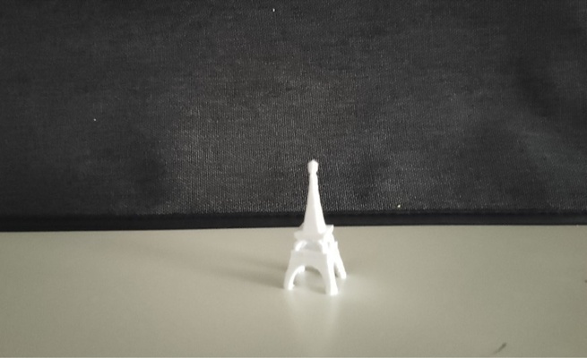 eiffel tower pinshape miniature 3d print model - Mito3D