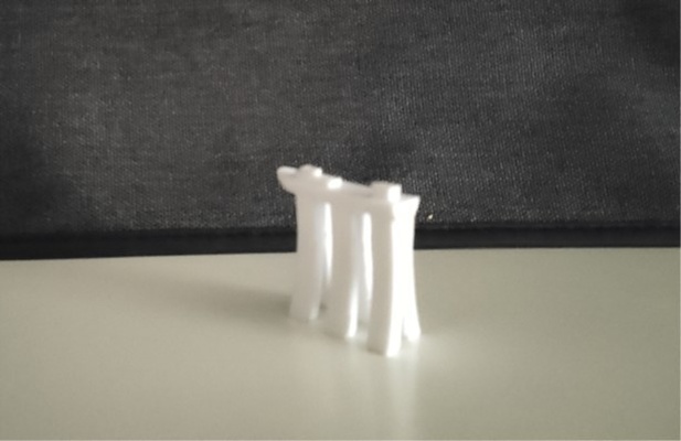 marina baia sabbie forma spillo miniature 3d print model - Mito3D