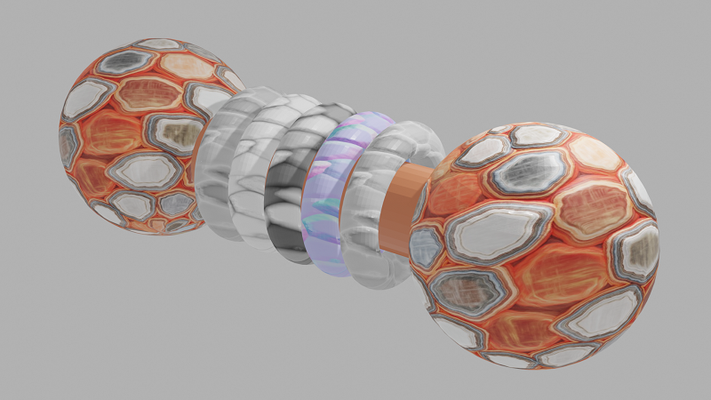 pelota forma alfiler vive 3d print model - Mito3D