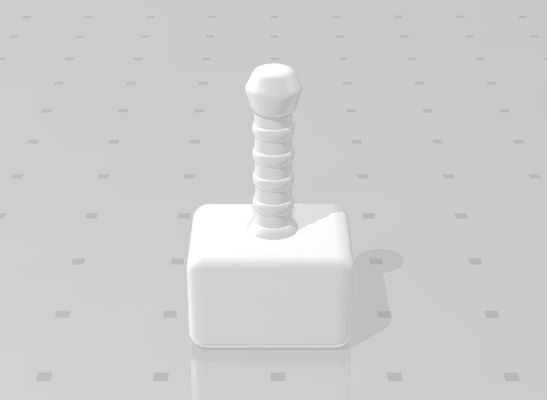 tok hammer pinshape lives 3d print model - Mito3D