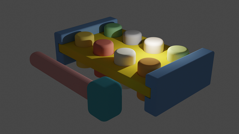 pato tok forme d'épingle vies 3D print model - Mito3D