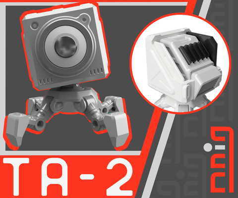 sd mikro kart kulp destek robot iğne şekli şirin 3d print model - Mito3D