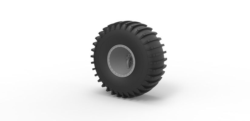diecast wheel atlas atv scale 1 20 pinshape 3d print model - Mito3D