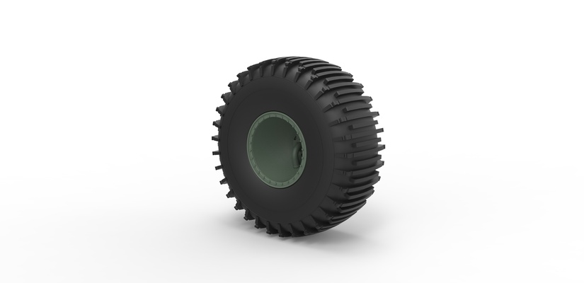 fundido presión camino rueda 37 escala 1 20 forma alfiler 3d print model - Mito3D