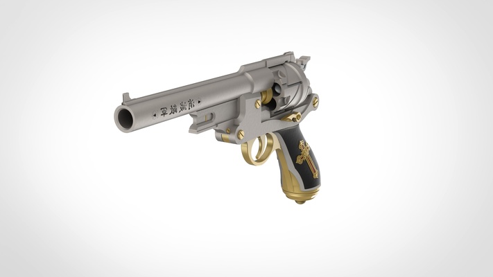 revolver film van helsing 2004 3d drucken modell pinshape vanhelsing 3d print model - Mito3D