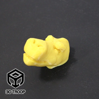 dino toothpaste cap pinshape dinossaur 3d print model - Mito3D