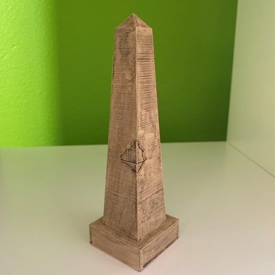obelisk pinshape 3d print model - Mito3D
