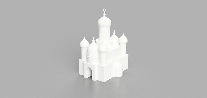 mosque pinshape 3d print model - Mito3D