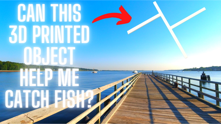 pescar plataforma objeto to evitar enredo forma alfiler señuelo 3d print model - Mito3D