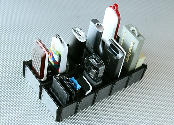 flash memory cassette pinshape usb stick 3d print model - Mito3D
