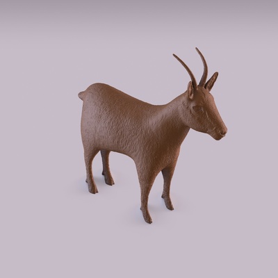 goat pinshape 3d print model - Mito3D
