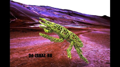 atacar beetlesaurus marte tierra estilo voronoi pinshape 3d print model - Mito3D