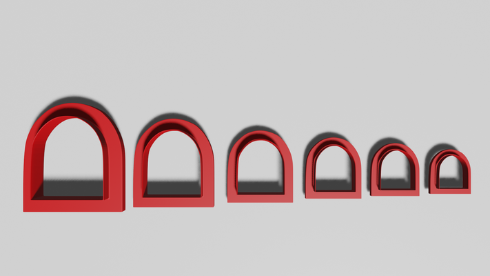 cortadores de arcilla polimerica archi forma spillo moda 3d print model - Mito3D
