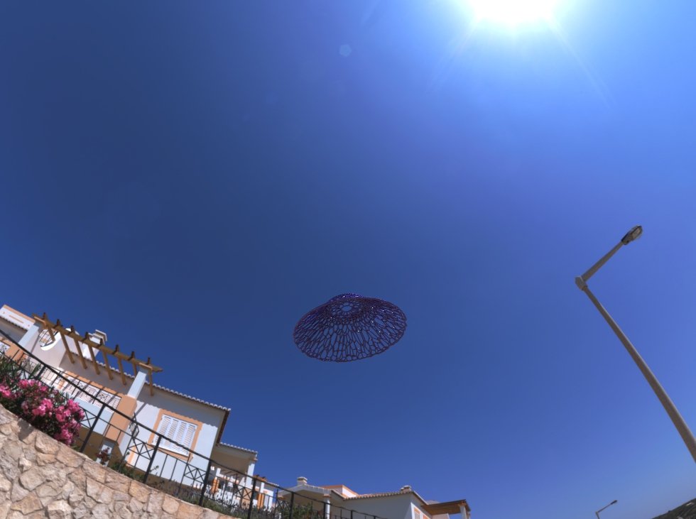ufo stile voronoi pinshape 3D print model - Mito3D