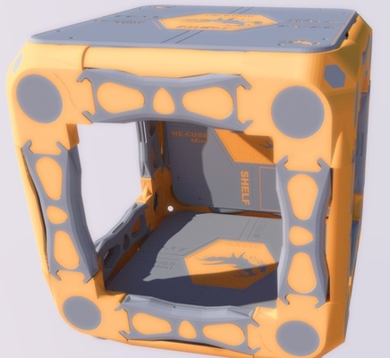 3d-prin-table 19 cube 220mm x optimized pinshape table 3d print model - Mito3D