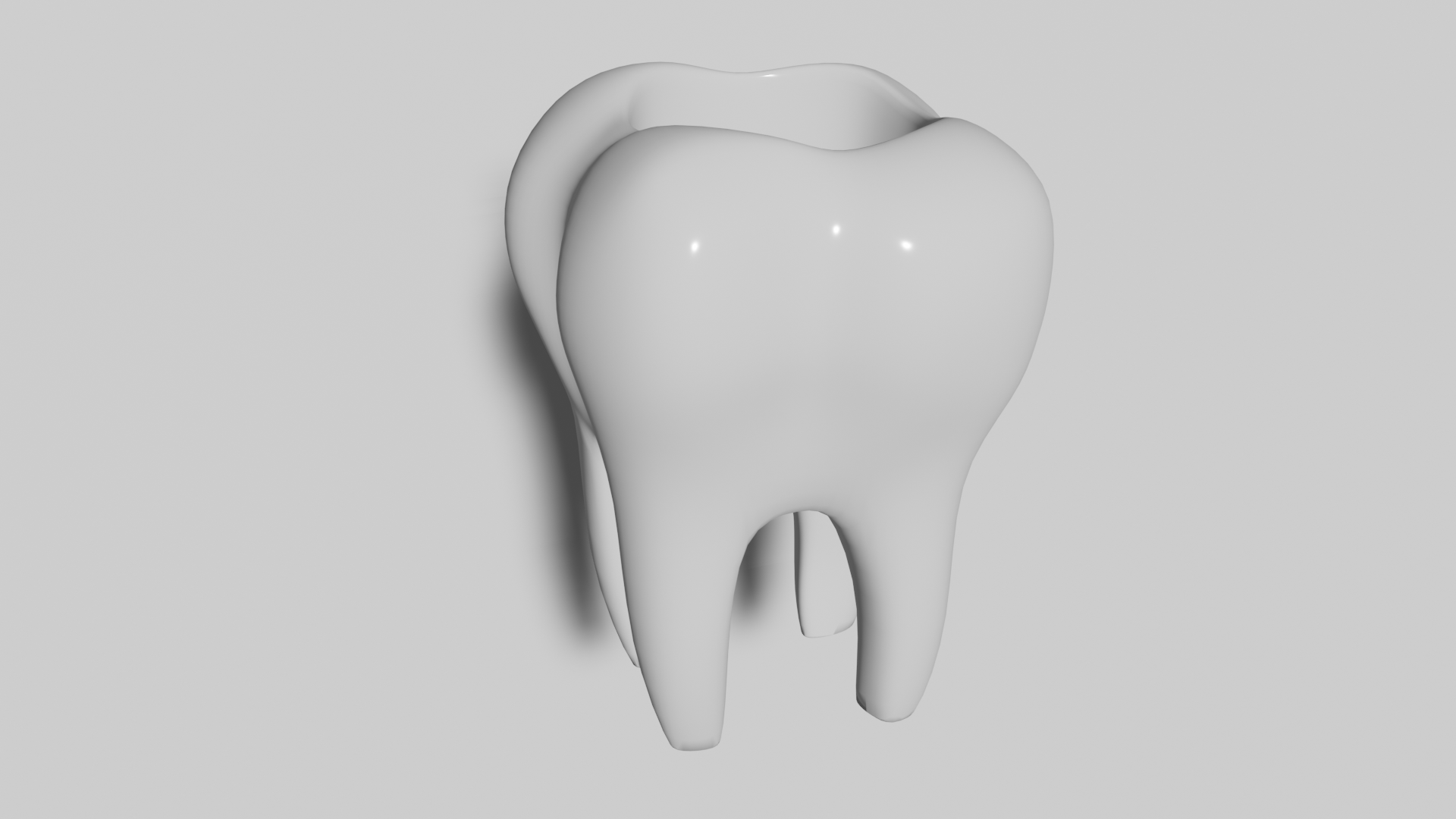 dente panela alfinete exterior 3D print model - Mito3D