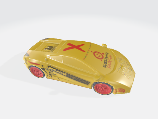car pinshape lamborghini gallardo 3d print model - Mito3D