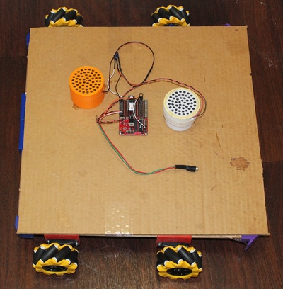quad mecanum ruota rover kit forma spillo 3d print model - Mito3D