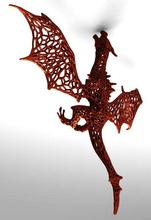 dragão stile voronoi pinshape 3d print model - Mito3D