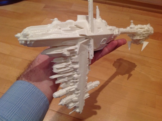 star wars nebulon b frigate pinshape starwars 3d print model - Mito3D