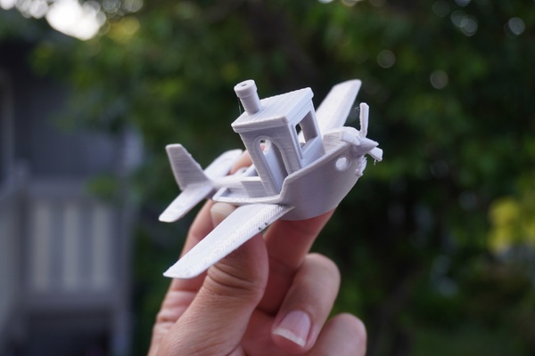 uçan tezgah iğne şekli 3dbenchy 3d print model - Mito3D