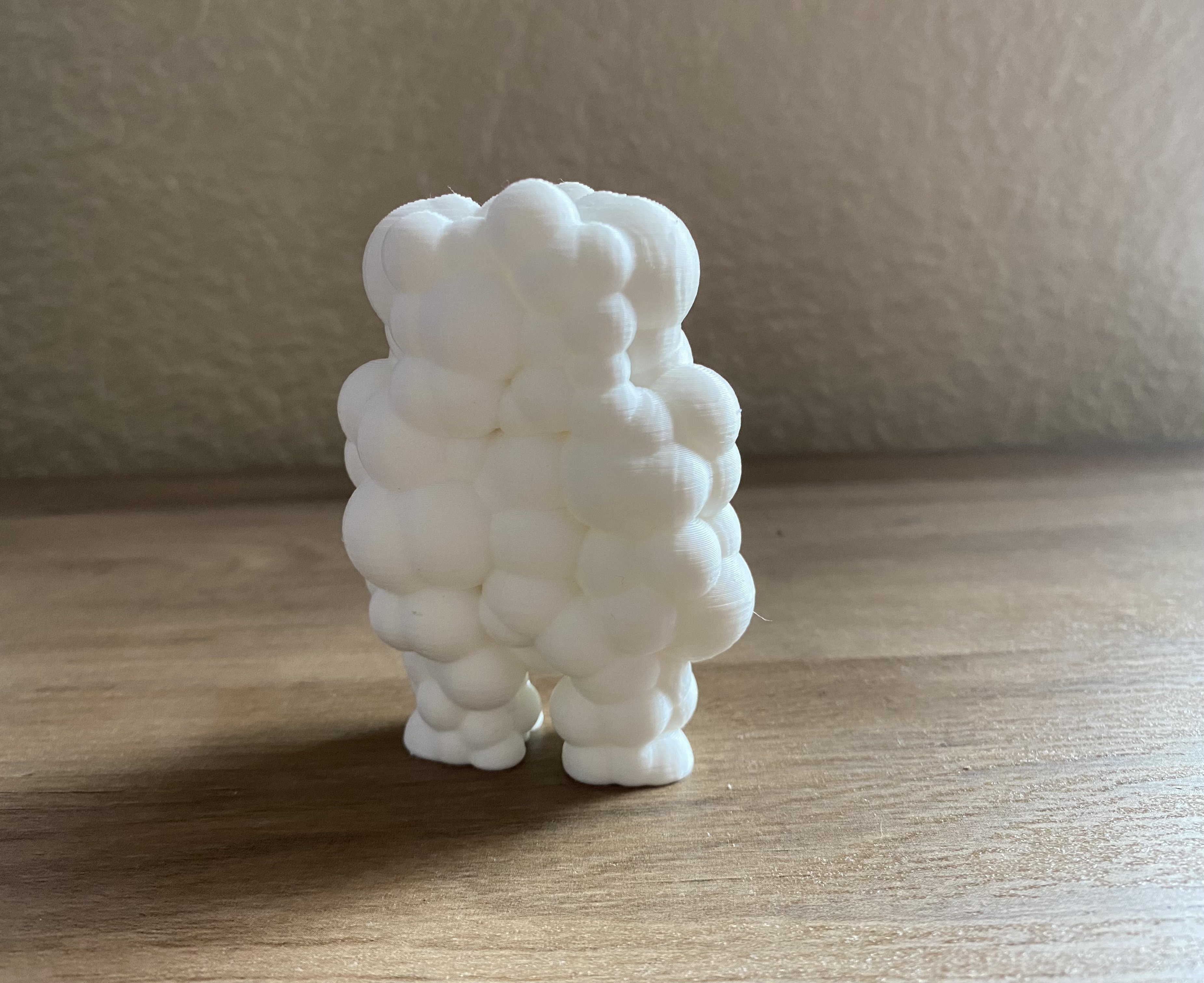 bubble person pinshape art 3D print model - Mito3D