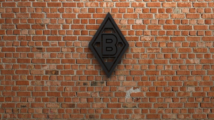 borussia m nchengladbach logo forma spillo obbiettivo 3d print model - Mito3D