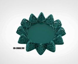 florero dragon nest estilo voronoi pinshape floreros art 3d print model - Mito3D