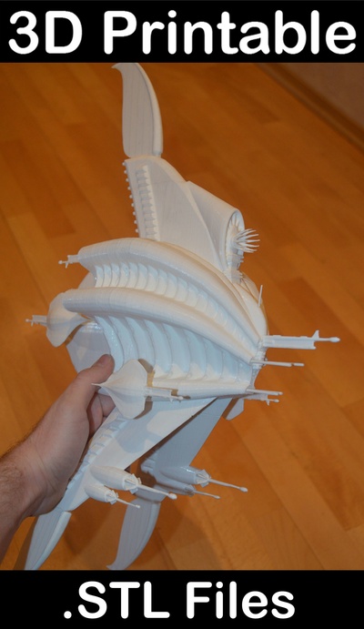 babilônia 5 minbari sharlin navio guerra alfinete babylon5 3d print model - Mito3D