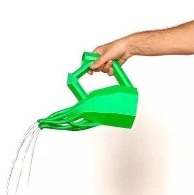squid-shaped watering can pinshape 3d print model - Mito3D
