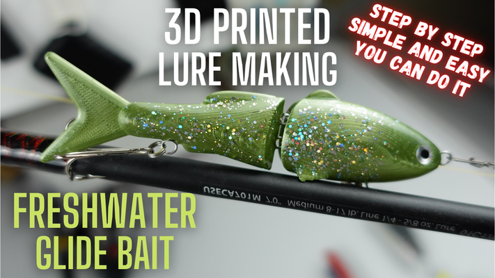 acqua dolce scivolare esca pesca adescare forma spillo fishing gear 3d print model - Mito3D