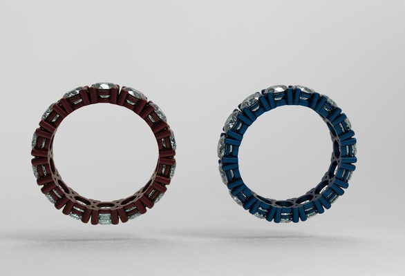 ewigkeit ring pinshape 3d print model - Mito3D