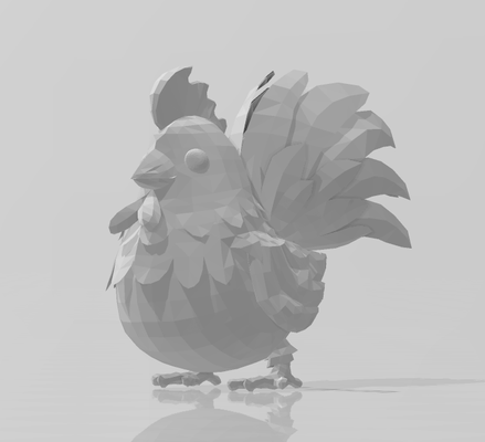 patronlar zelda oot guguk kuşu iğne şekli 3d print model - Mito3D