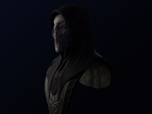 fanart on mask of father enderal pinshape 3d print model - Mito3D