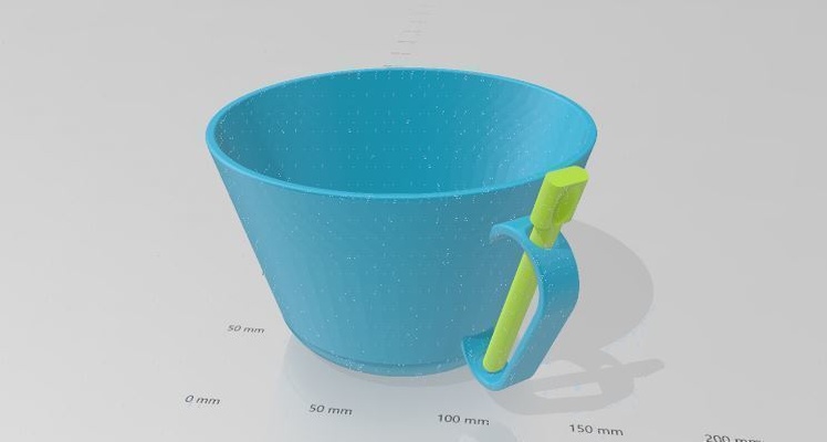 anti-drop cup spoon pinshape gadge 3d print model - Mito3D