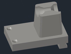 soporte metal pinshape apoyo partes 3d print model - Mito3D