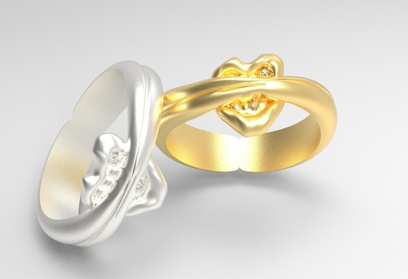 wild mund pinshape ring 3d print model - Mito3D
