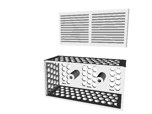 12volt dc giunzione scatola forma spillo 3d print model - Mito3D