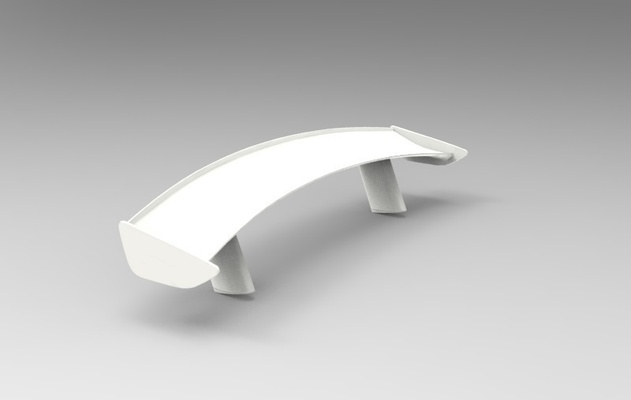 kanat tip 1 iğne şekli 3d print model - Mito3D